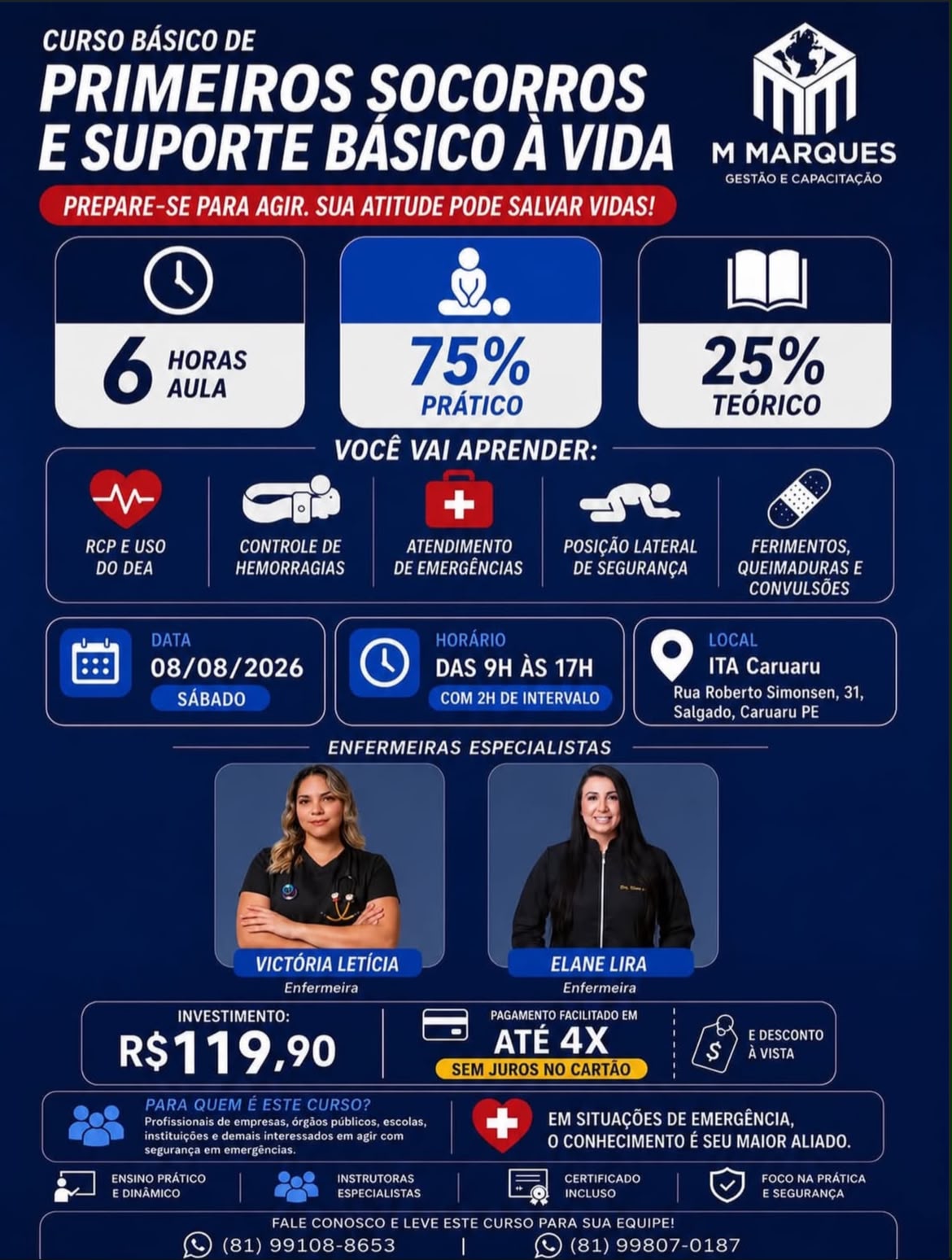  Básico de Primeiros Socorros e Suporte Básico à Vida
